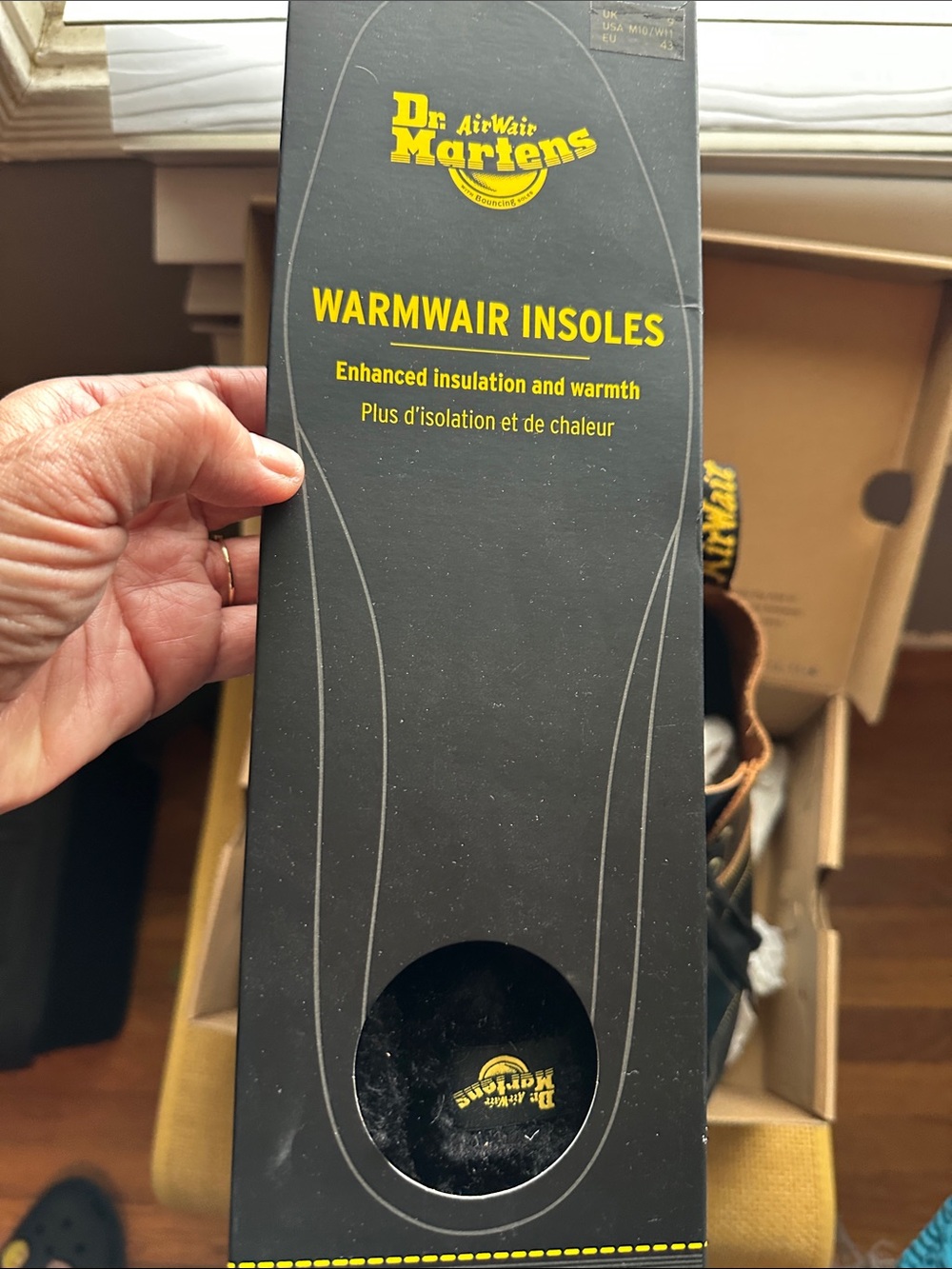 Dr. Martens Black Leather Chukka Boots with Yellow Stitching - Picture 5 of 7